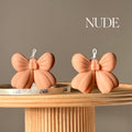 Bow Soy Wax Candle — Bougie de Soja Nœud