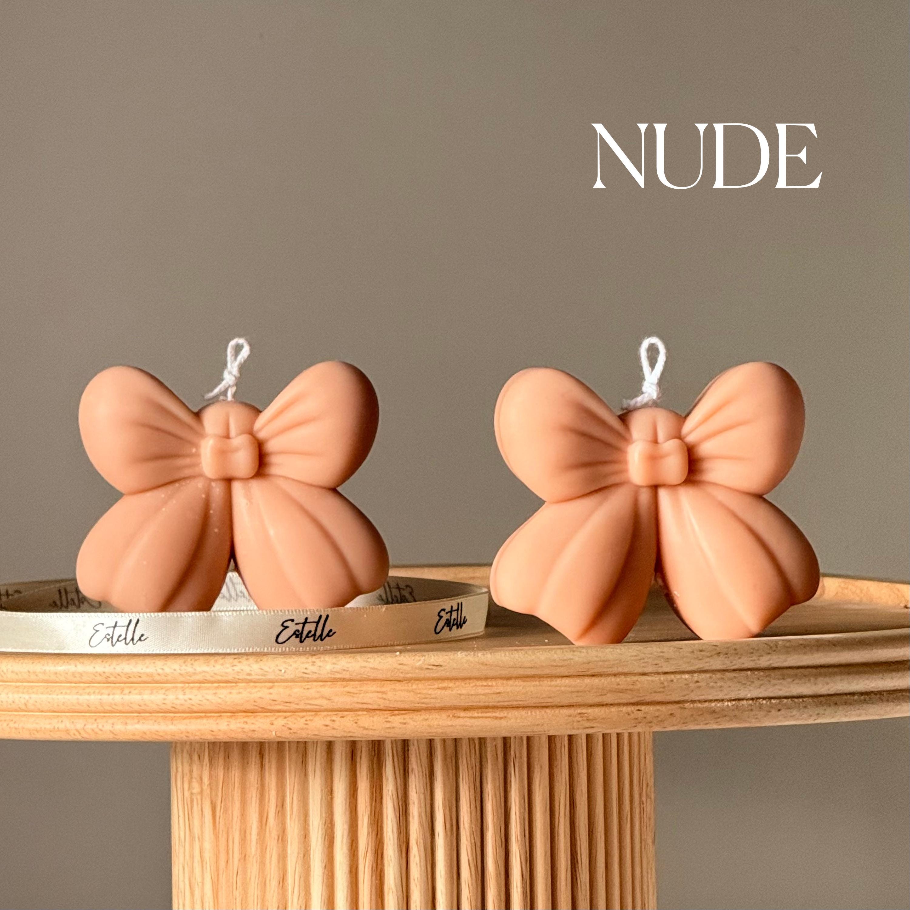 Bow Soy Wax Candle — Bougie de Soja Nœud