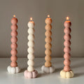 Flower Jesmonite Candlestick Holder — Bougeoir en Jesmonite Fleur