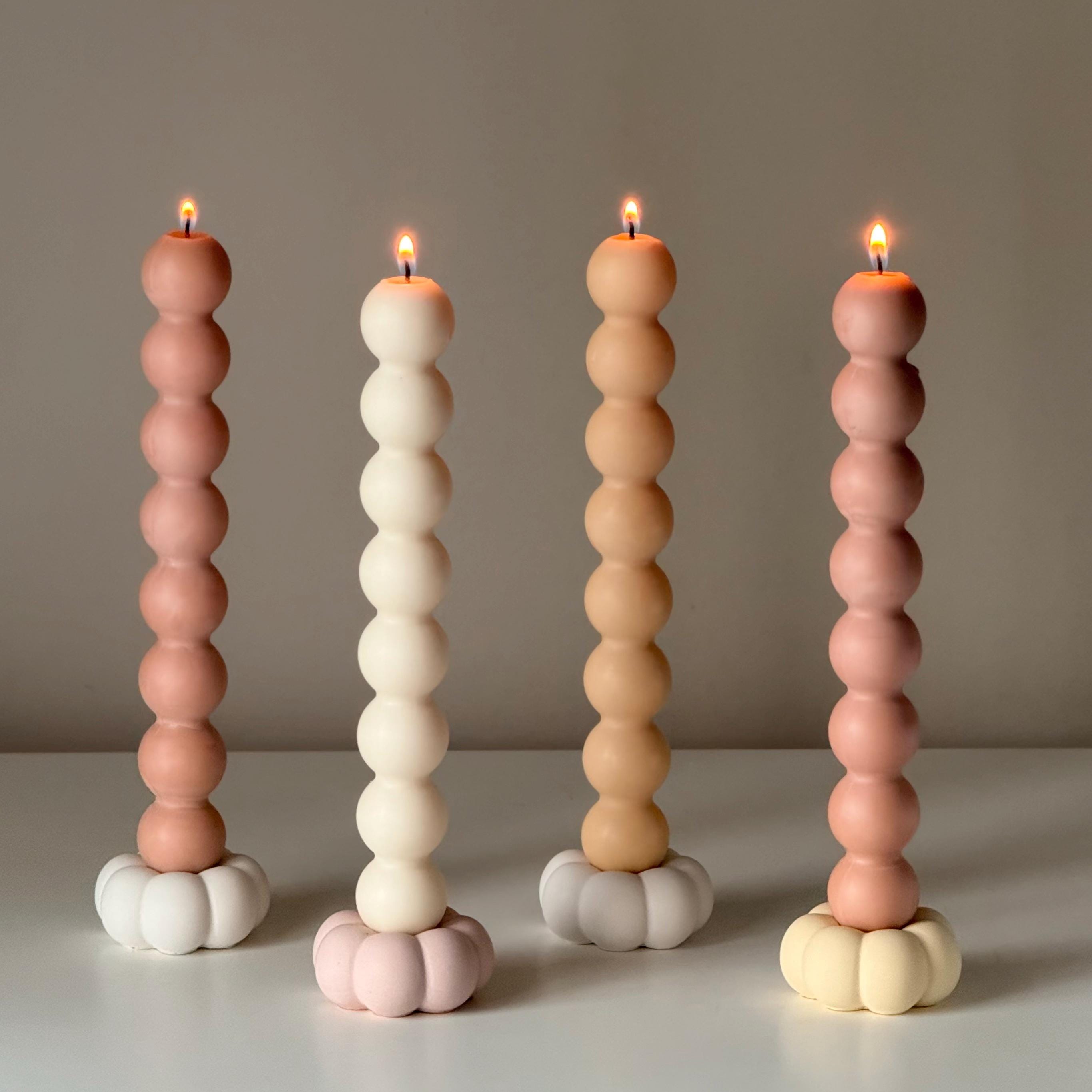 Flower Jesmonite Candlestick Holder — Bougeoir en Jesmonite Fleur