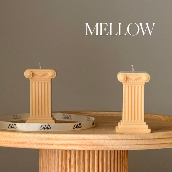 Tiny Column Soy Candle — Petite Bougie de Soja Colonne