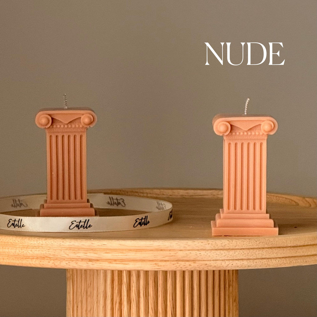 Tiny Column Soy Candle — Petite Bougie de Soja Colonne