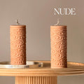 Clouds Soy Pillar Candle — Bougie Pilier de Soja Nuages