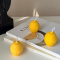 Lemon Shaped Soy Wax Candle — Bougie de Soja en Forme de Citron