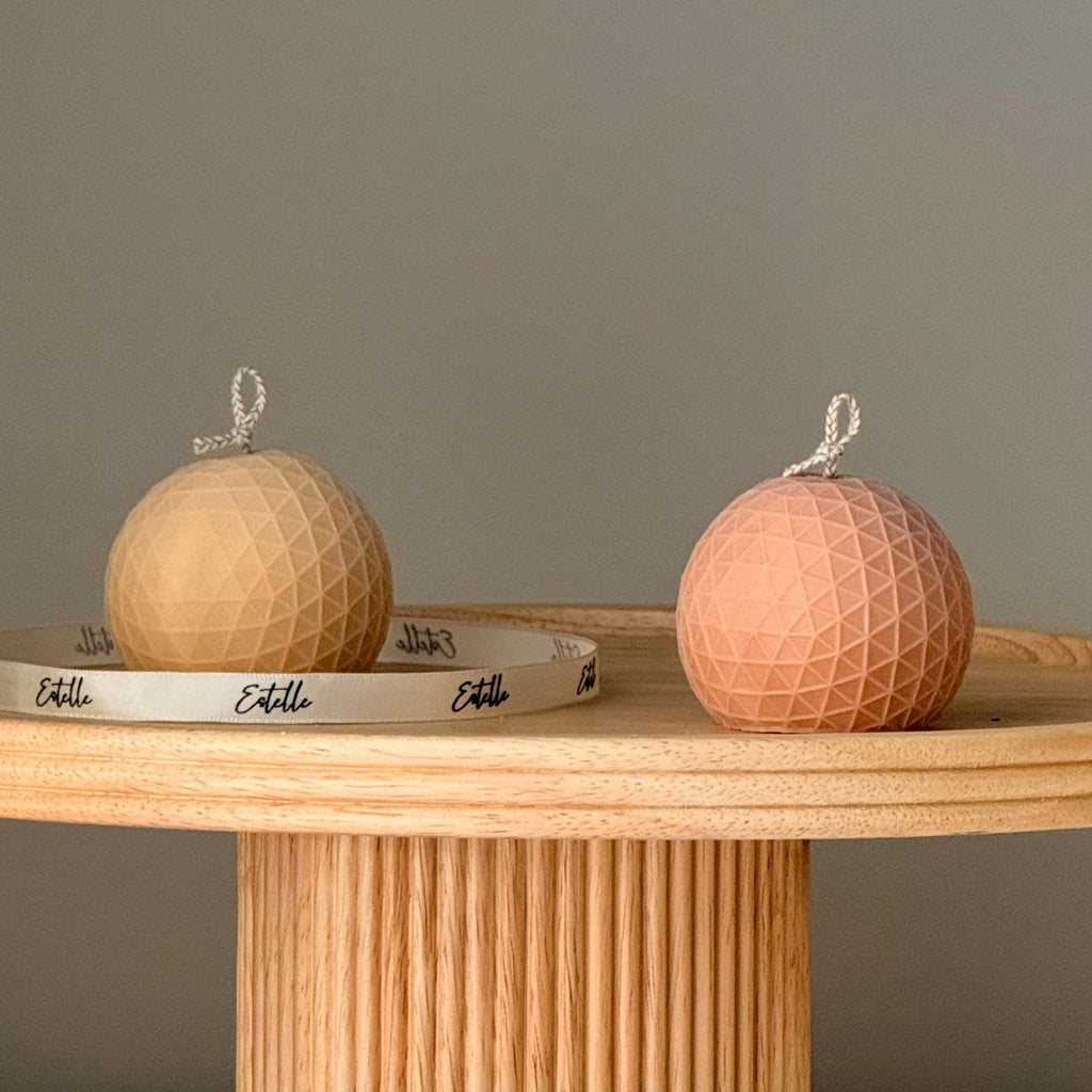 Geometric Orb Soy Candle — Bougie de Soja Orbe Géométrique