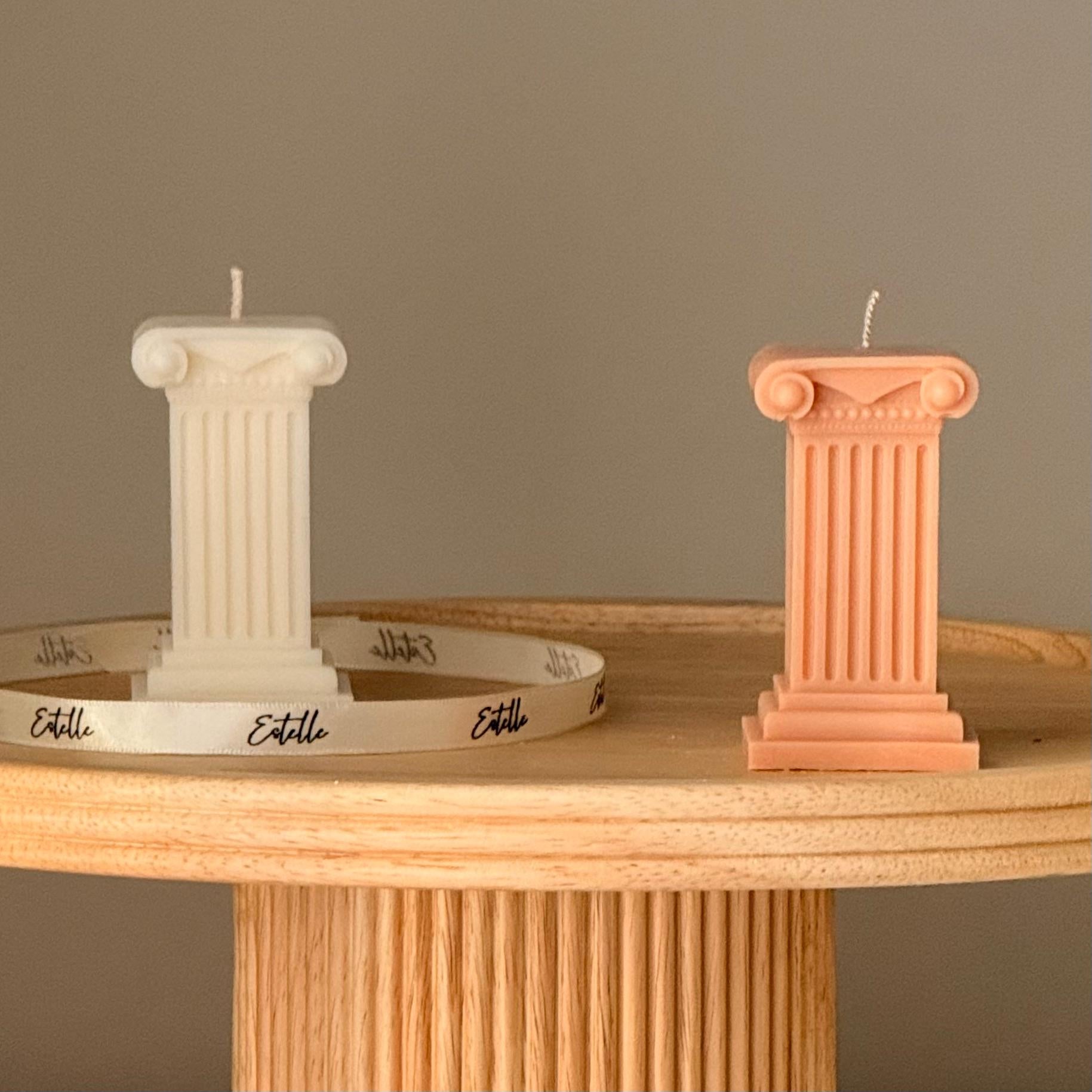 Tiny Column Soy Candle — Petite Bougie de Soja Colonne