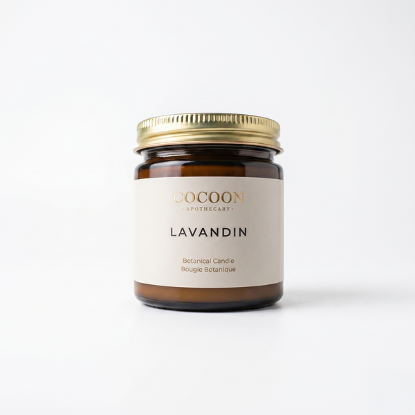 Canadian Lavandin Botanical Soy Candle - Bougie Soja Botanique Lavandin Fait au Canada