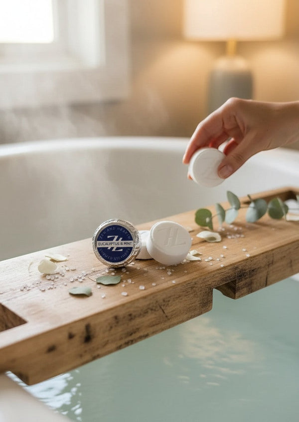 Zen & Hearth Eucalyptus & Mint Shower Steamers — Pastilles de Douche Eucalyptus & Menthe Zen & Hearth