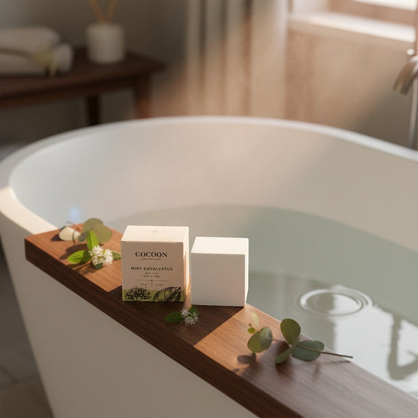 Mint Eucalyptus Bath Cube — Cube de Bain Menthe Eucalyptus