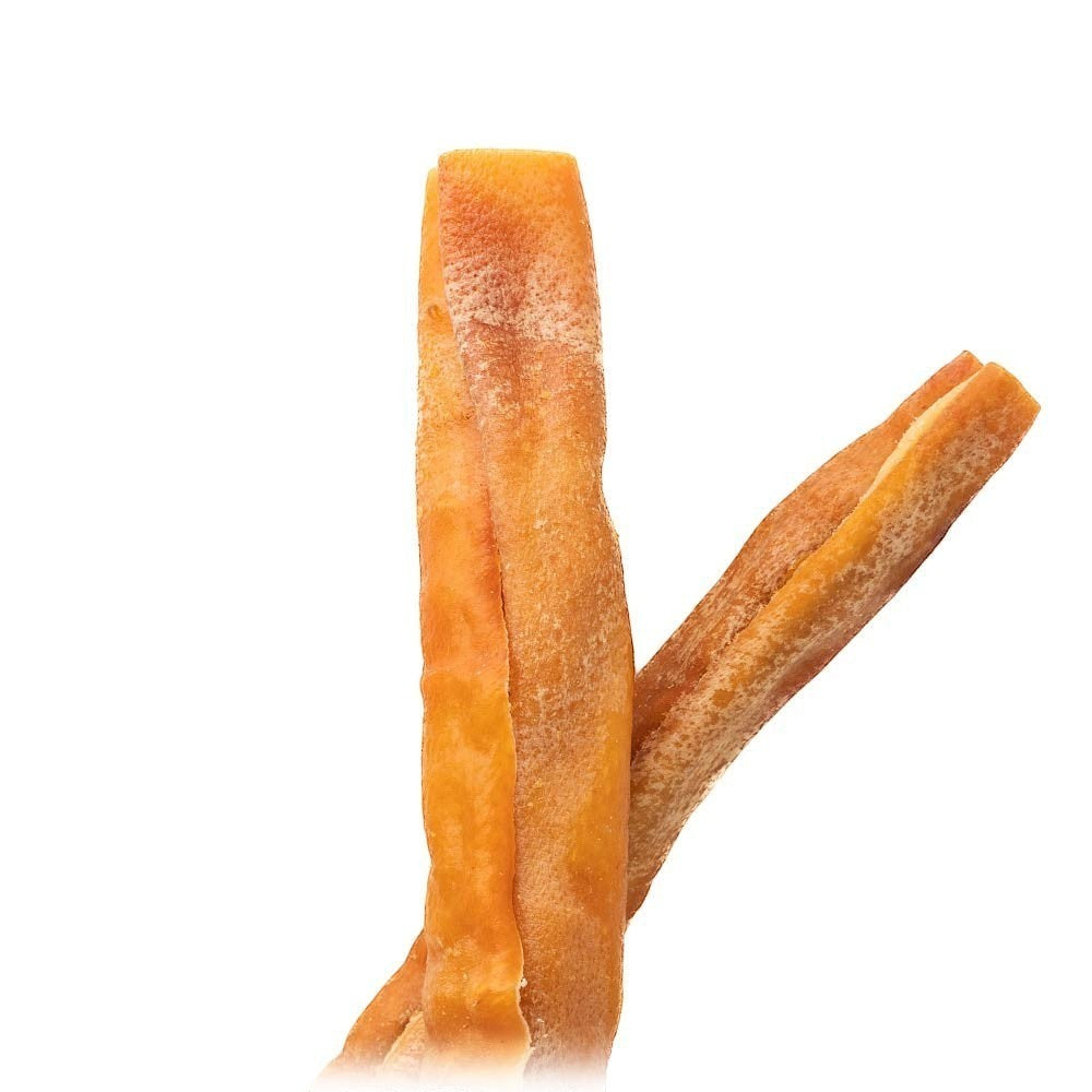 Oh Canada Gifts 10-inch natural oven-baked pork skin roll dog chew treat