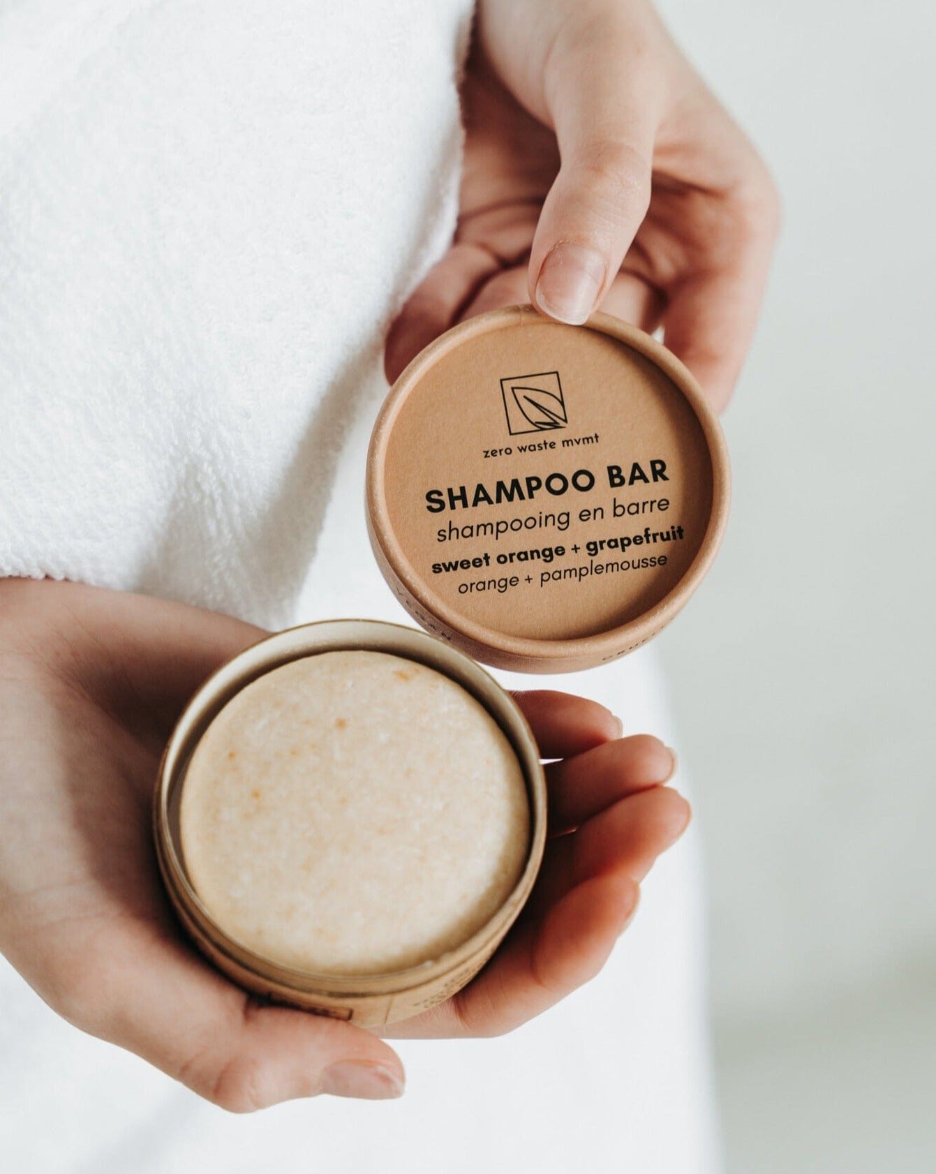 Sweet Orange + Grapefruit Shampoo Bar — Barre Shampoing Orange Douce + Pamplemousse